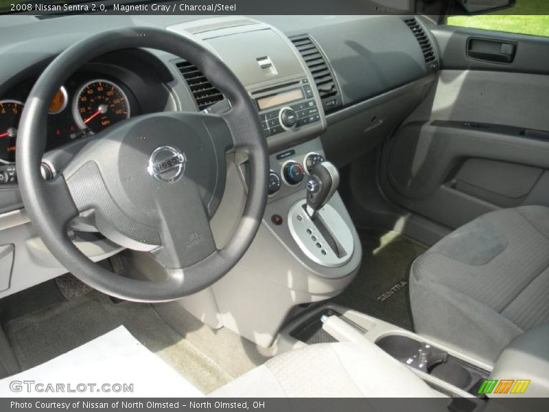 Magnetic Gray / Charcoal/Steel 2008 Nissan Sentra 2.0