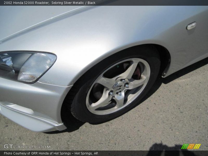 Sebring Silver Metallic / Black 2002 Honda S2000 Roadster