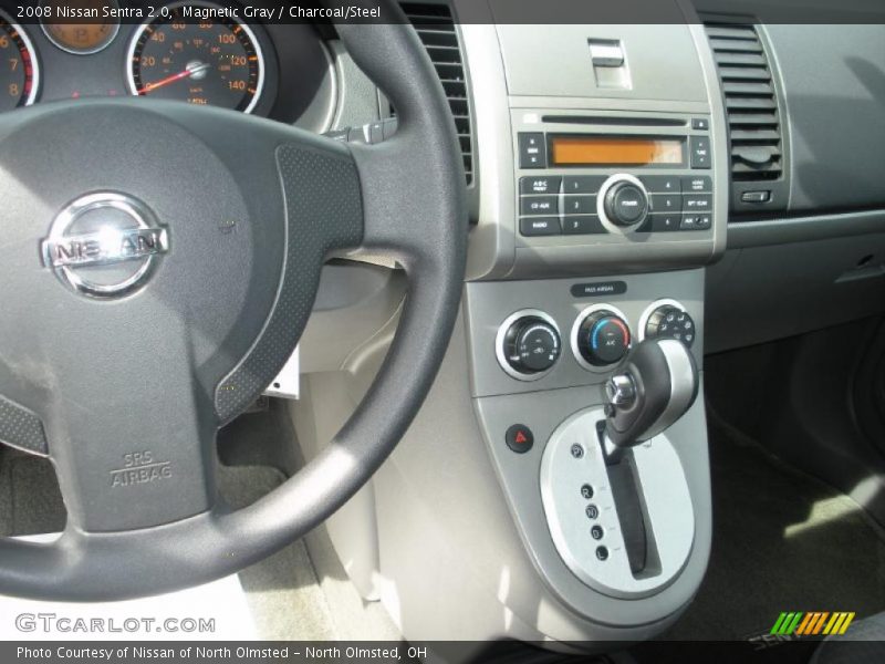 Magnetic Gray / Charcoal/Steel 2008 Nissan Sentra 2.0