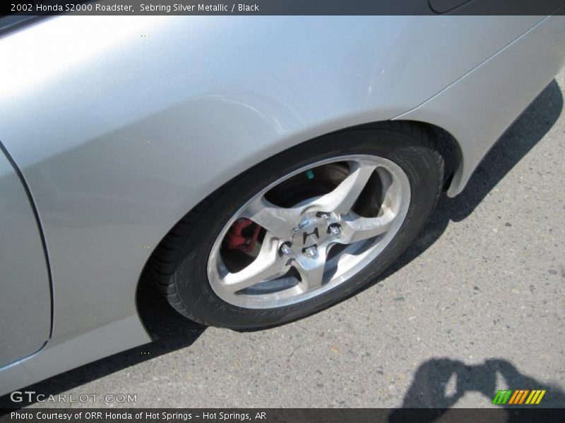 Sebring Silver Metallic / Black 2002 Honda S2000 Roadster