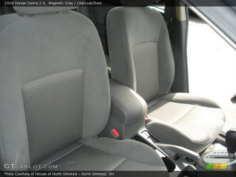 Magnetic Gray / Charcoal/Steel 2008 Nissan Sentra 2.0