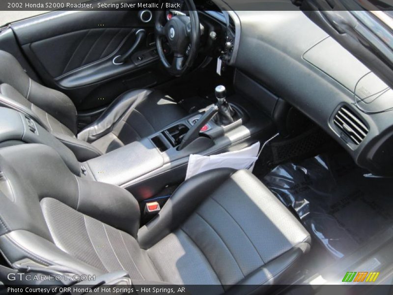 Sebring Silver Metallic / Black 2002 Honda S2000 Roadster