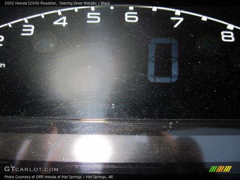 Sebring Silver Metallic / Black 2002 Honda S2000 Roadster