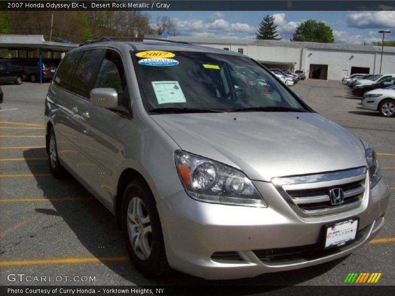 Desert Rock Metallic / Gray 2007 Honda Odyssey EX-L