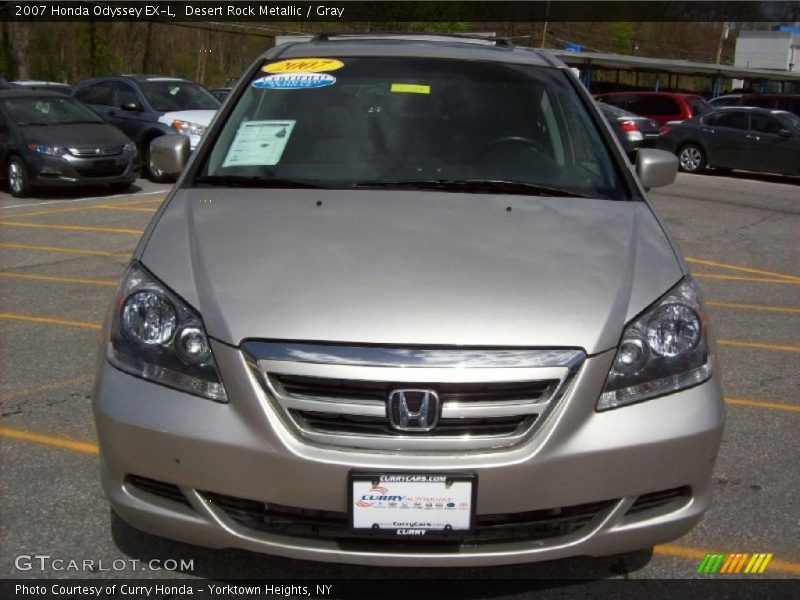 Desert Rock Metallic / Gray 2007 Honda Odyssey EX-L