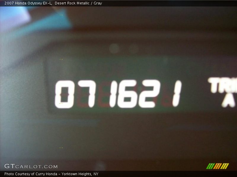 Desert Rock Metallic / Gray 2007 Honda Odyssey EX-L