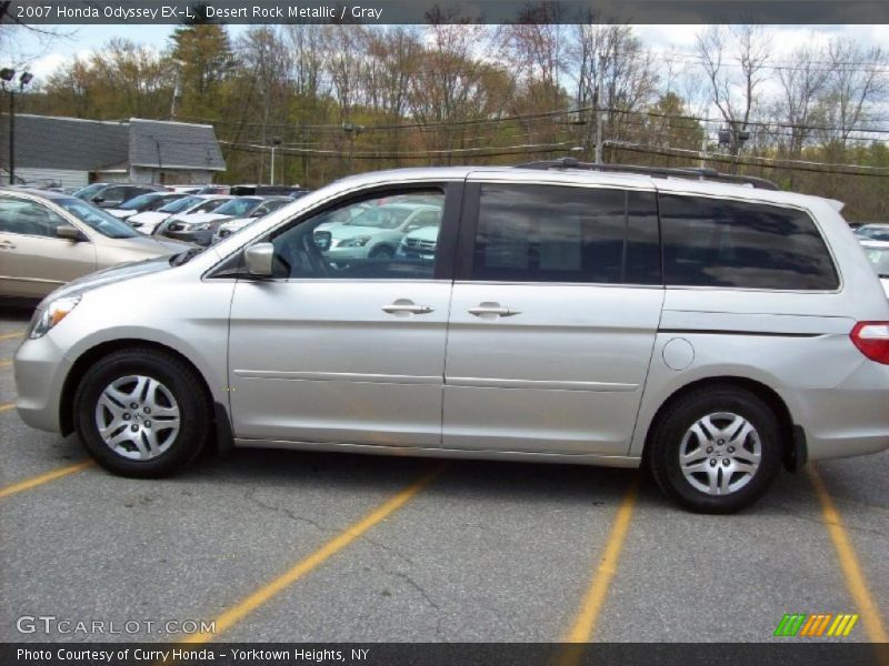 Desert Rock Metallic / Gray 2007 Honda Odyssey EX-L