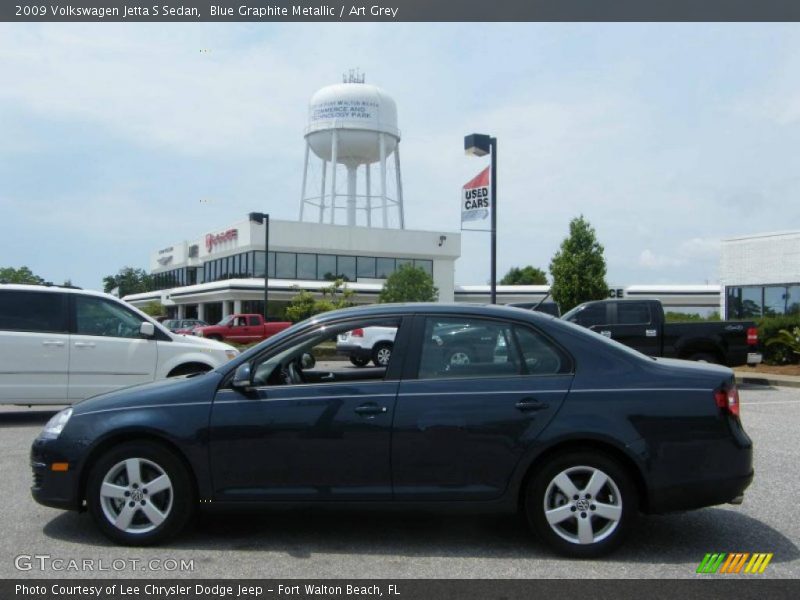 Blue Graphite Metallic / Art Grey 2009 Volkswagen Jetta S Sedan