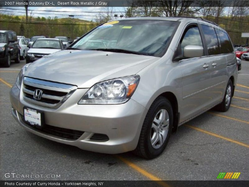 Desert Rock Metallic / Gray 2007 Honda Odyssey EX-L
