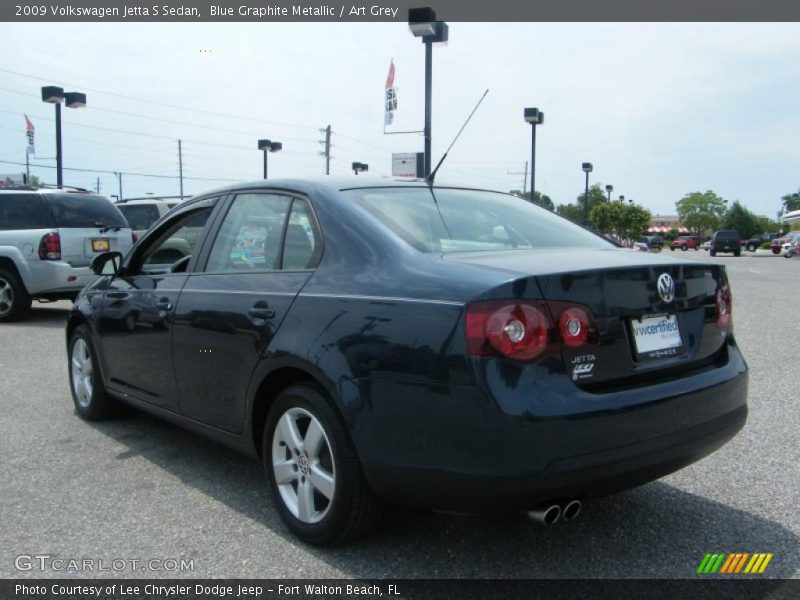 Blue Graphite Metallic / Art Grey 2009 Volkswagen Jetta S Sedan