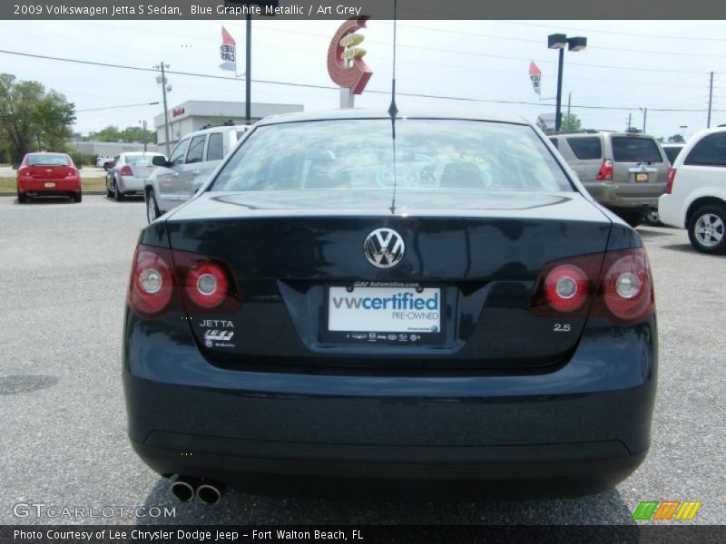 Blue Graphite Metallic / Art Grey 2009 Volkswagen Jetta S Sedan