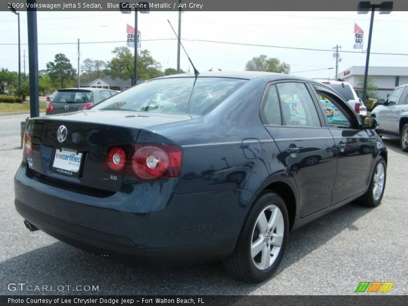 Blue Graphite Metallic / Art Grey 2009 Volkswagen Jetta S Sedan