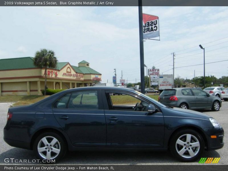 Blue Graphite Metallic / Art Grey 2009 Volkswagen Jetta S Sedan