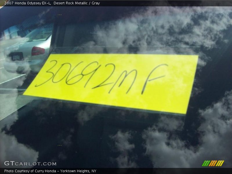 Desert Rock Metallic / Gray 2007 Honda Odyssey EX-L