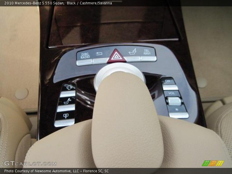Black / Cashmere/Savanna 2010 Mercedes-Benz S 550 Sedan