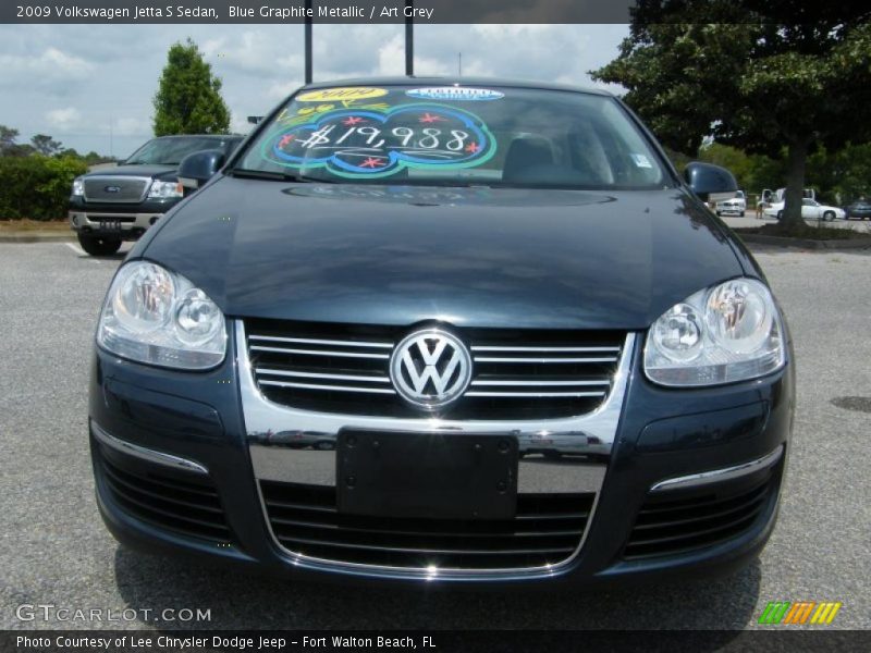 Blue Graphite Metallic / Art Grey 2009 Volkswagen Jetta S Sedan