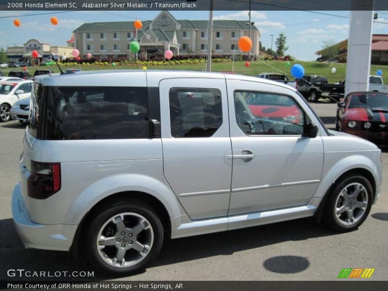 Alabaster Silver Metallic / Titanium/Black 2008 Honda Element SC