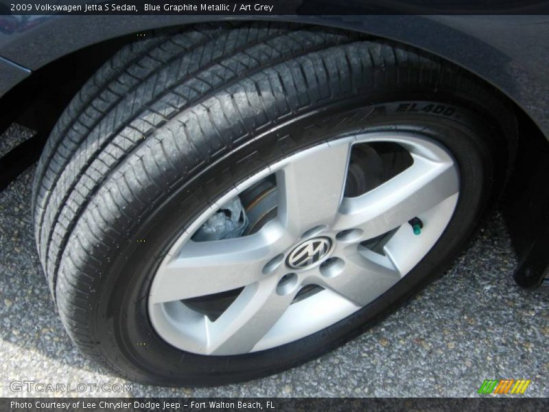 Blue Graphite Metallic / Art Grey 2009 Volkswagen Jetta S Sedan