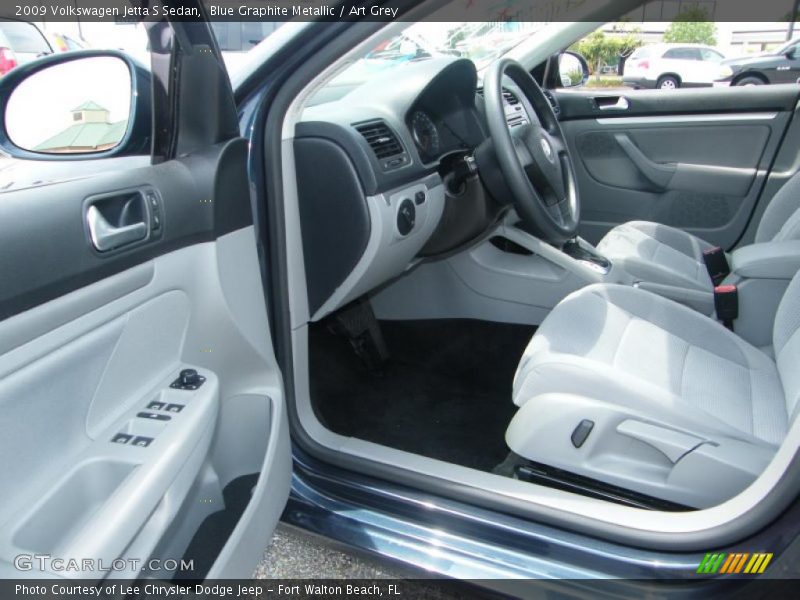 Blue Graphite Metallic / Art Grey 2009 Volkswagen Jetta S Sedan