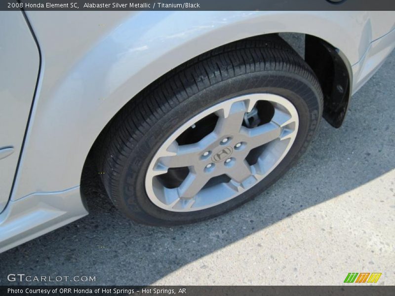 Alabaster Silver Metallic / Titanium/Black 2008 Honda Element SC