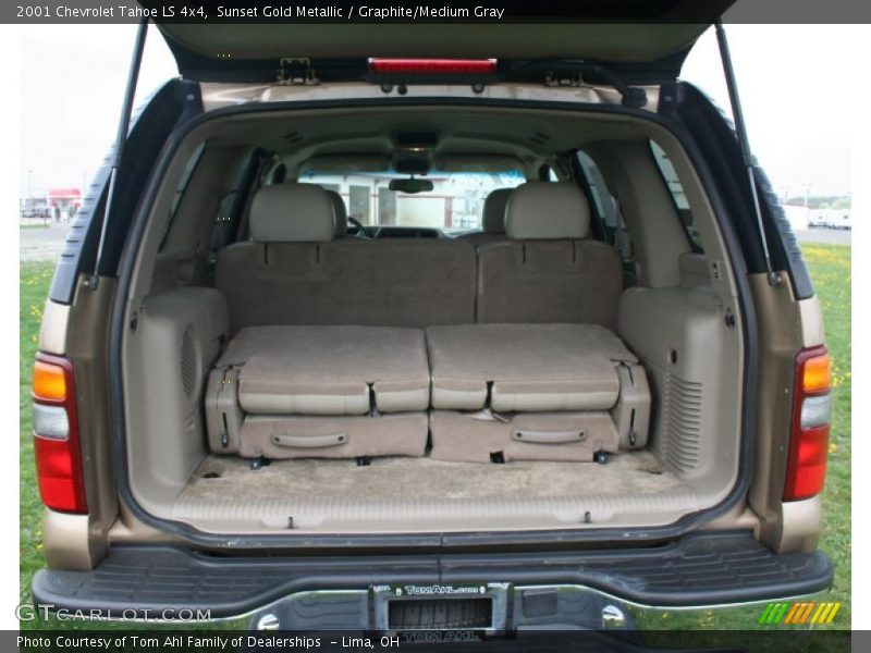 Sunset Gold Metallic / Graphite/Medium Gray 2001 Chevrolet Tahoe LS 4x4