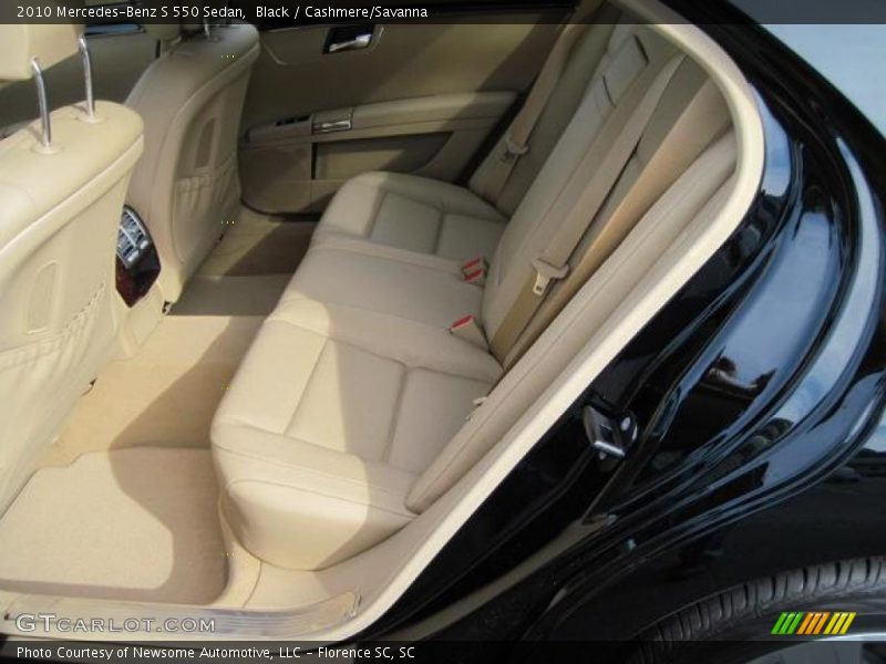 Black / Cashmere/Savanna 2010 Mercedes-Benz S 550 Sedan