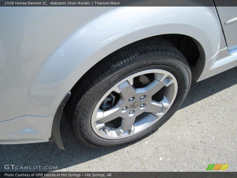 Alabaster Silver Metallic / Titanium/Black 2008 Honda Element SC