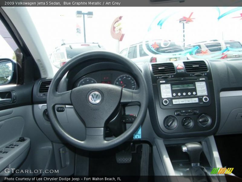 Blue Graphite Metallic / Art Grey 2009 Volkswagen Jetta S Sedan