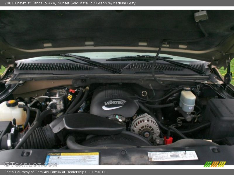 Sunset Gold Metallic / Graphite/Medium Gray 2001 Chevrolet Tahoe LS 4x4