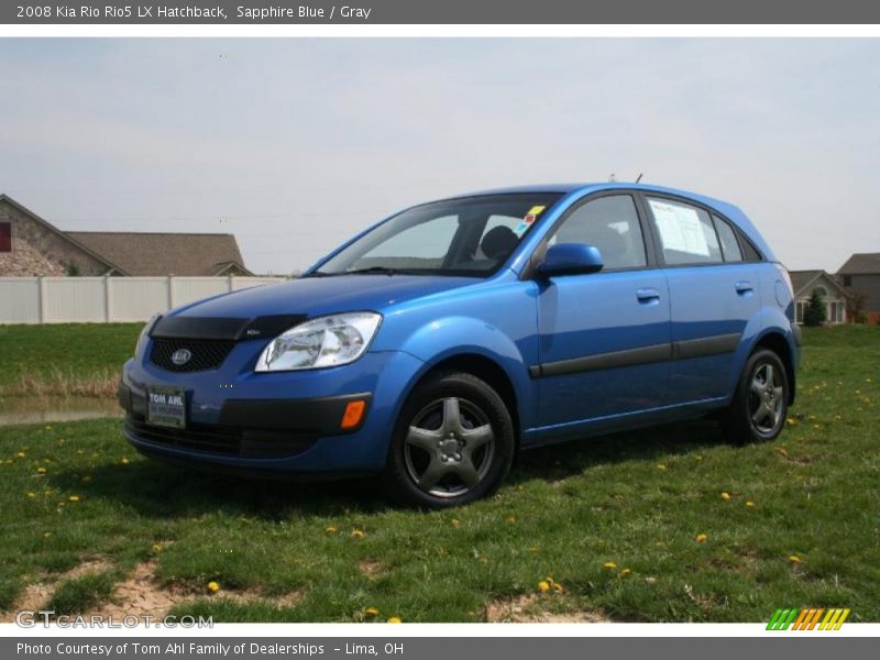 Sapphire Blue / Gray 2008 Kia Rio Rio5 LX Hatchback
