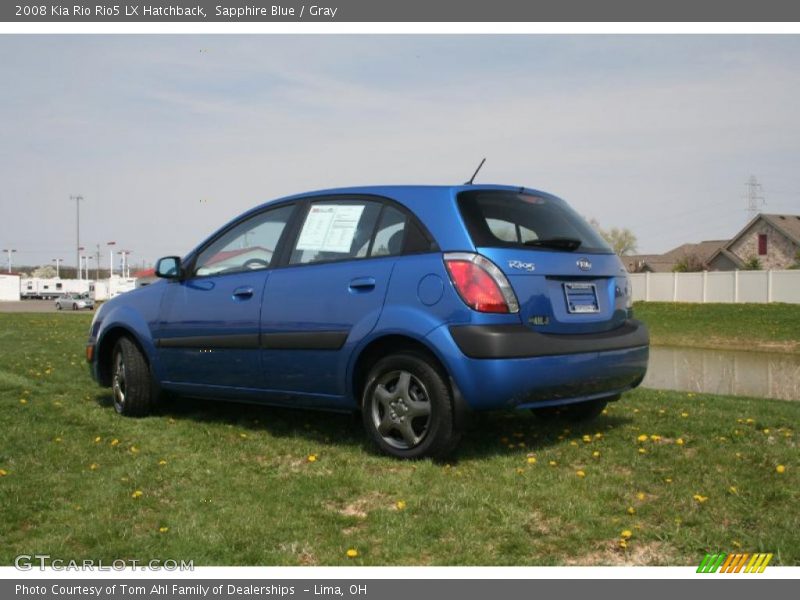 Sapphire Blue / Gray 2008 Kia Rio Rio5 LX Hatchback
