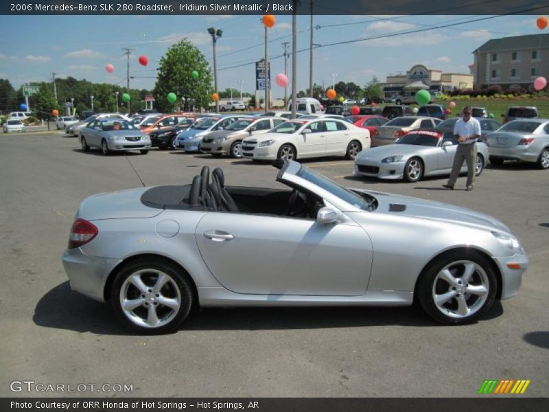 Iridium Silver Metallic / Black 2006 Mercedes-Benz SLK 280 Roadster