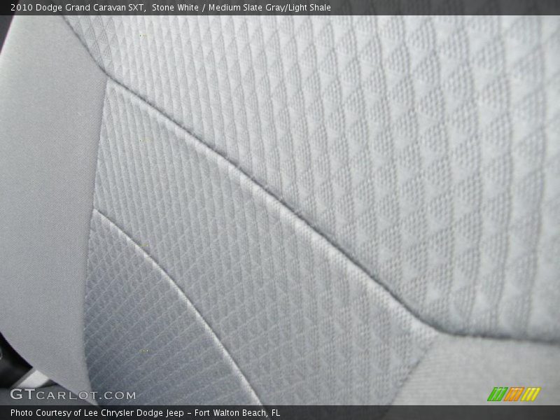 Stone White / Medium Slate Gray/Light Shale 2010 Dodge Grand Caravan SXT