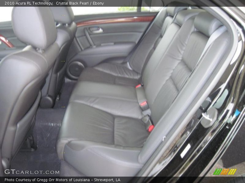 Crystal Black Pearl / Ebony 2010 Acura RL Technology