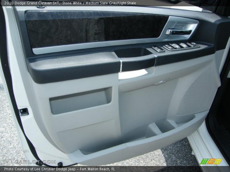 Stone White / Medium Slate Gray/Light Shale 2010 Dodge Grand Caravan SXT