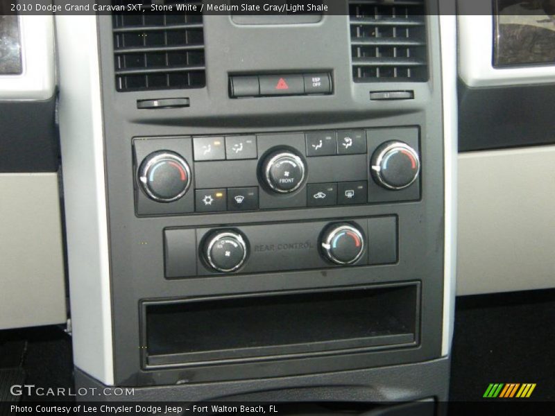 Stone White / Medium Slate Gray/Light Shale 2010 Dodge Grand Caravan SXT