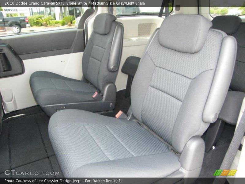 Stone White / Medium Slate Gray/Light Shale 2010 Dodge Grand Caravan SXT