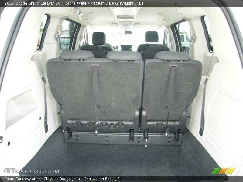 Stone White / Medium Slate Gray/Light Shale 2010 Dodge Grand Caravan SXT