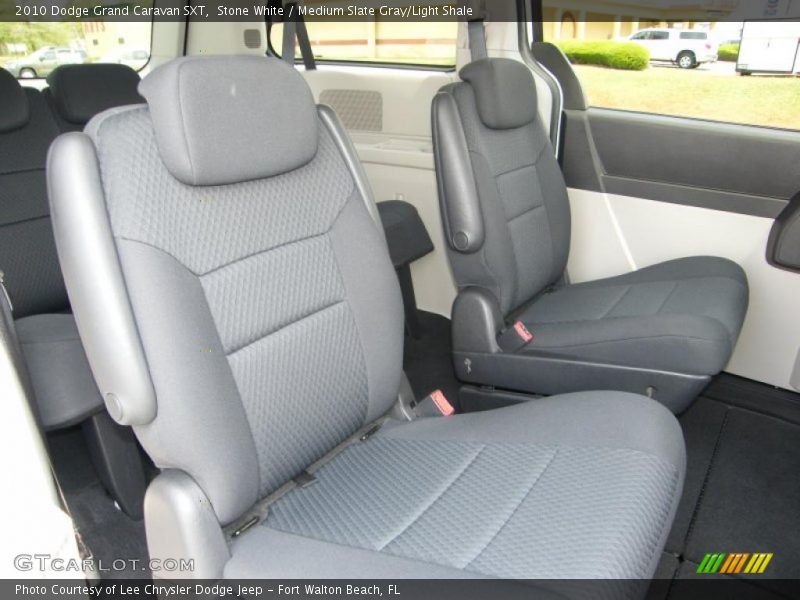 Stone White / Medium Slate Gray/Light Shale 2010 Dodge Grand Caravan SXT