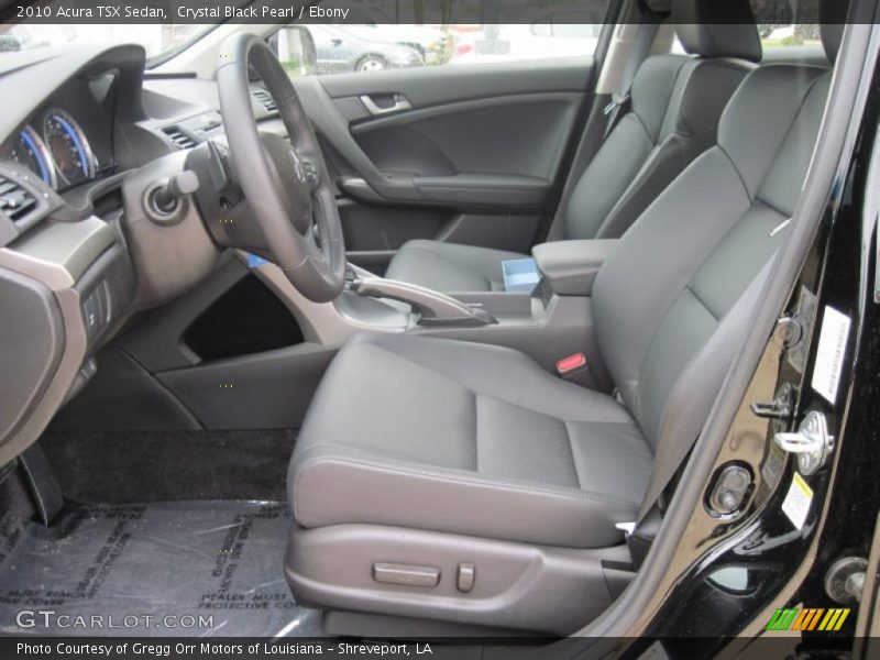 Crystal Black Pearl / Ebony 2010 Acura TSX Sedan