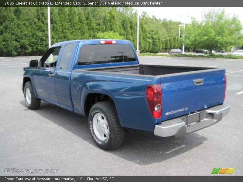 Superior Blue Metallic / Medium Dark Pewter 2005 Chevrolet Colorado LS Extended Cab