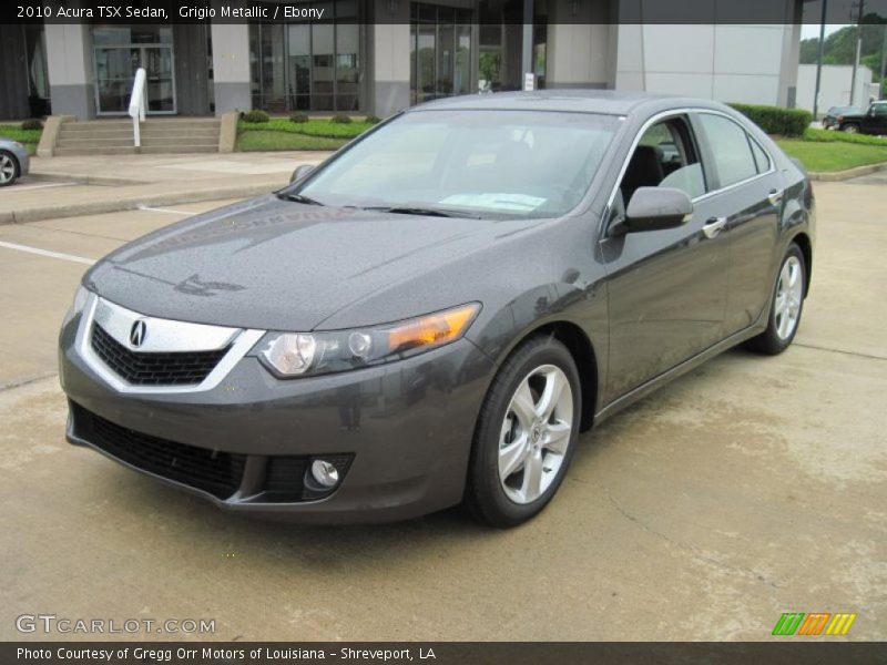 Grigio Metallic / Ebony 2010 Acura TSX Sedan