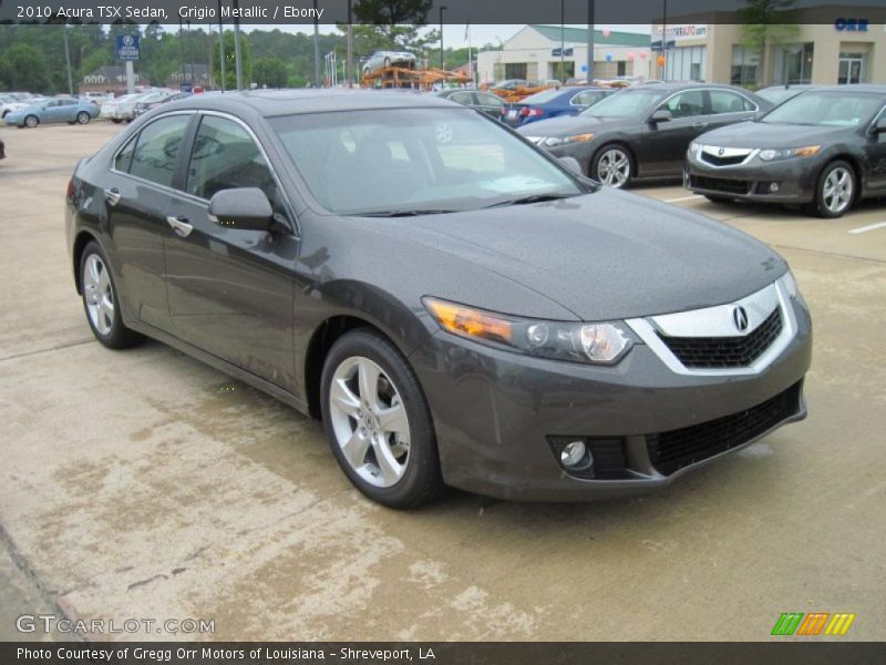 Grigio Metallic / Ebony 2010 Acura TSX Sedan