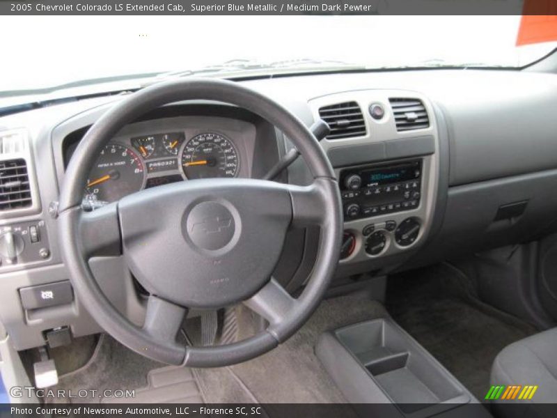 Superior Blue Metallic / Medium Dark Pewter 2005 Chevrolet Colorado LS Extended Cab