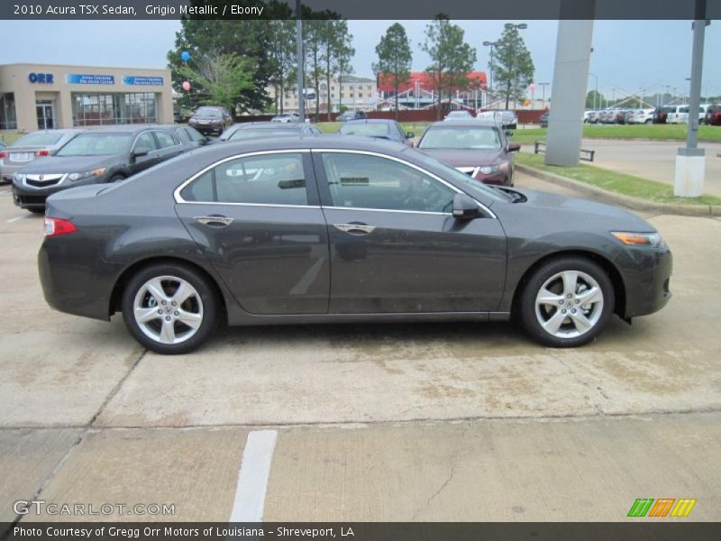 Grigio Metallic / Ebony 2010 Acura TSX Sedan