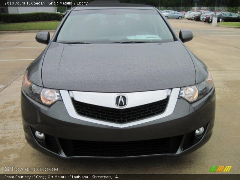 Grigio Metallic / Ebony 2010 Acura TSX Sedan