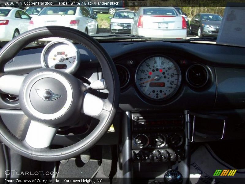 Pepper White / Black/Panther Black 2006 Mini Cooper Hardtop