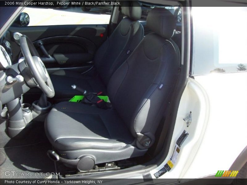 Pepper White / Black/Panther Black 2006 Mini Cooper Hardtop