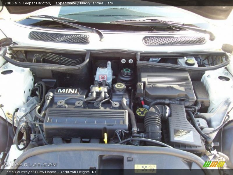 Pepper White / Black/Panther Black 2006 Mini Cooper Hardtop