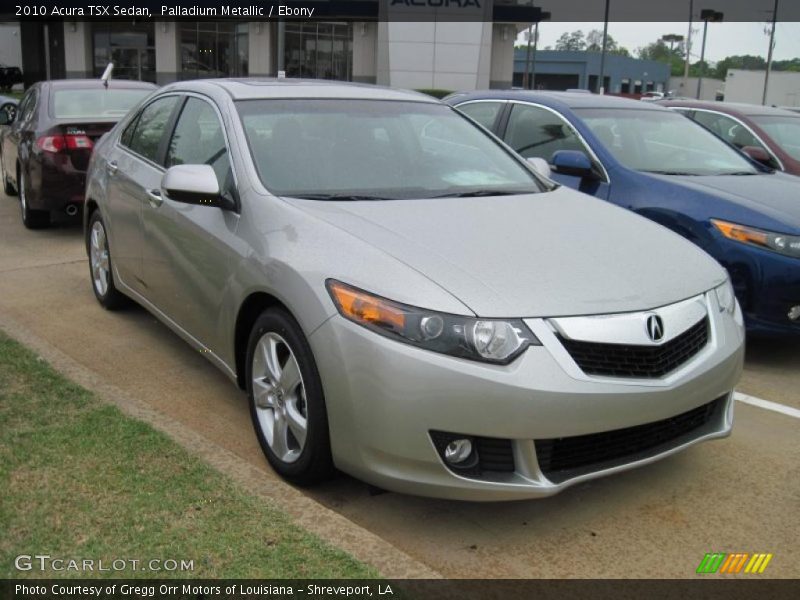 Palladium Metallic / Ebony 2010 Acura TSX Sedan